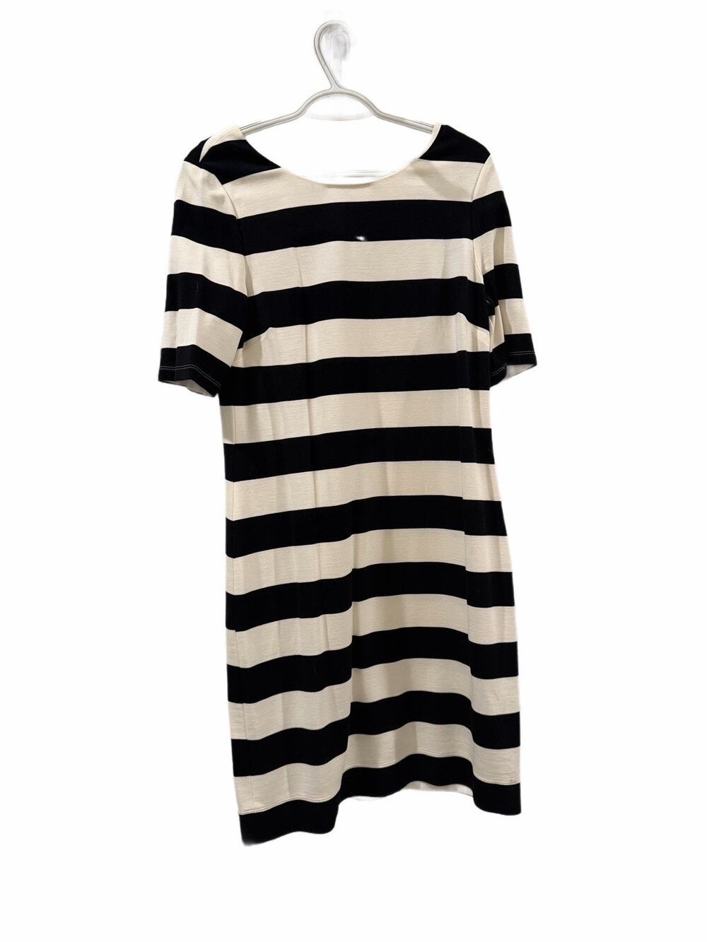 Banana Republic Black White Striped Dress Size 12